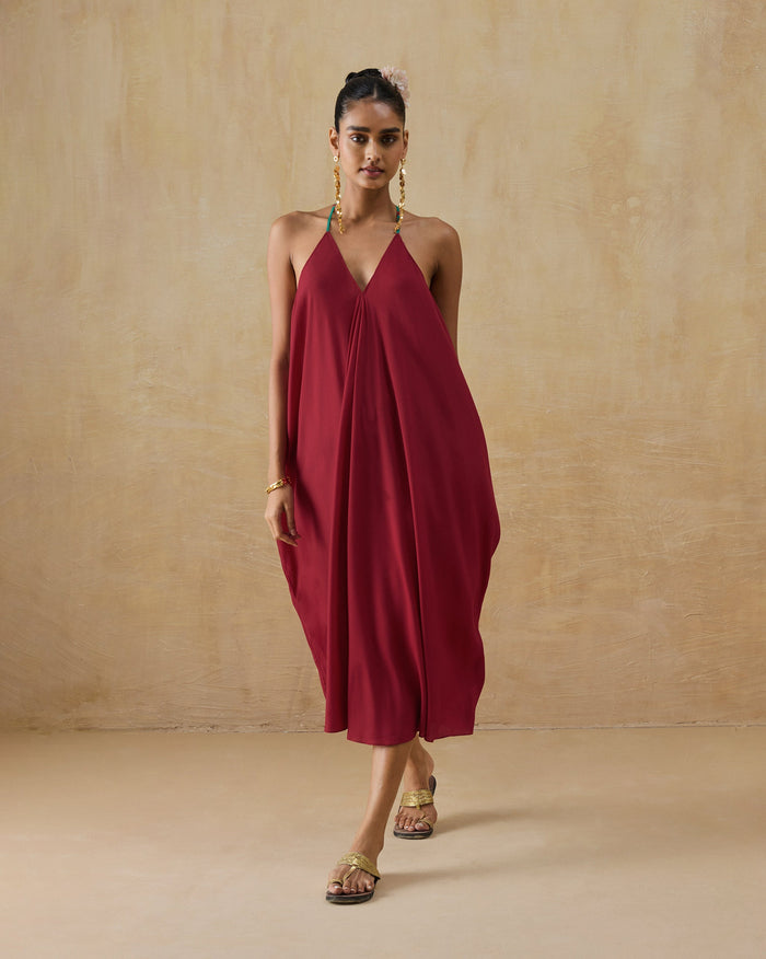 Savni Dress - Red