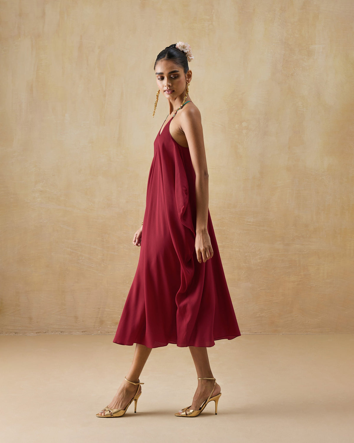Savni Dress - Red