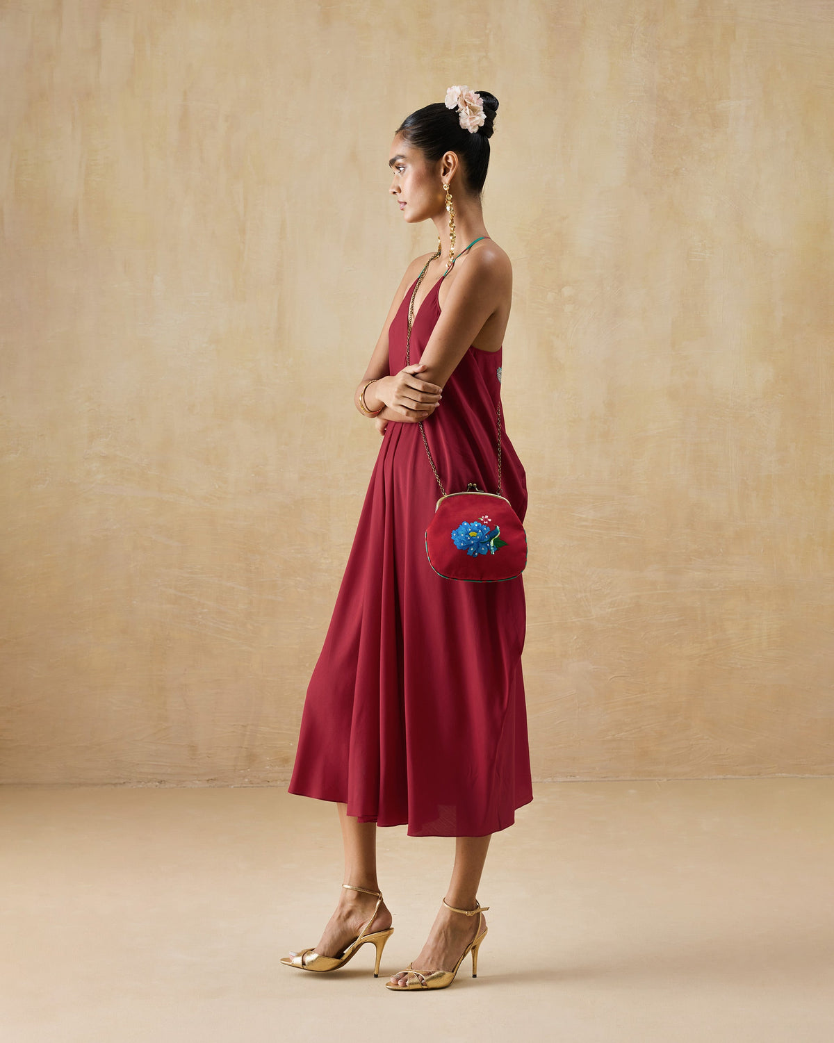 Savni Dress - Red