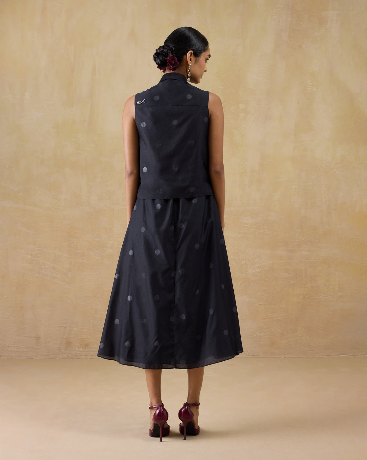 Sonnet Dress - Cotton Silk Flared Fit