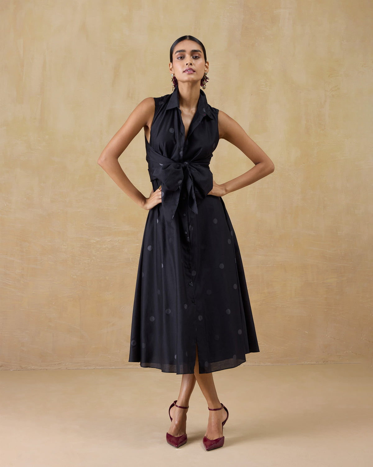 Sonnet Dress - Cotton Silk Flared Fit
