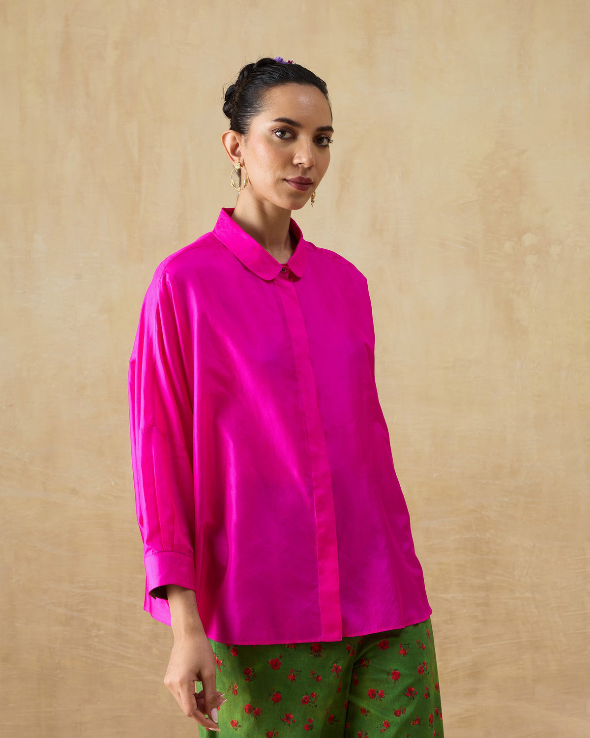 Boxy Shirt - 100% Silk Loose Fit