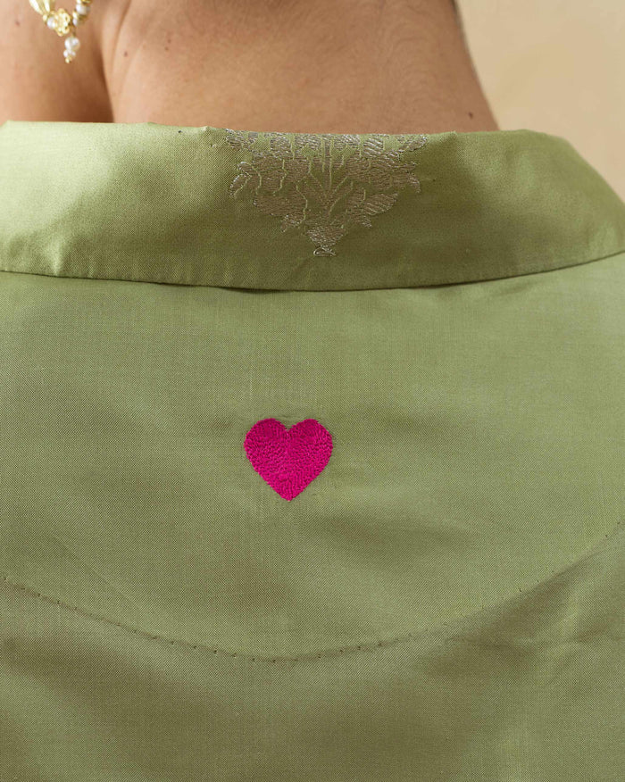 Boxy Shirt - Silk Blend Loose Fit
