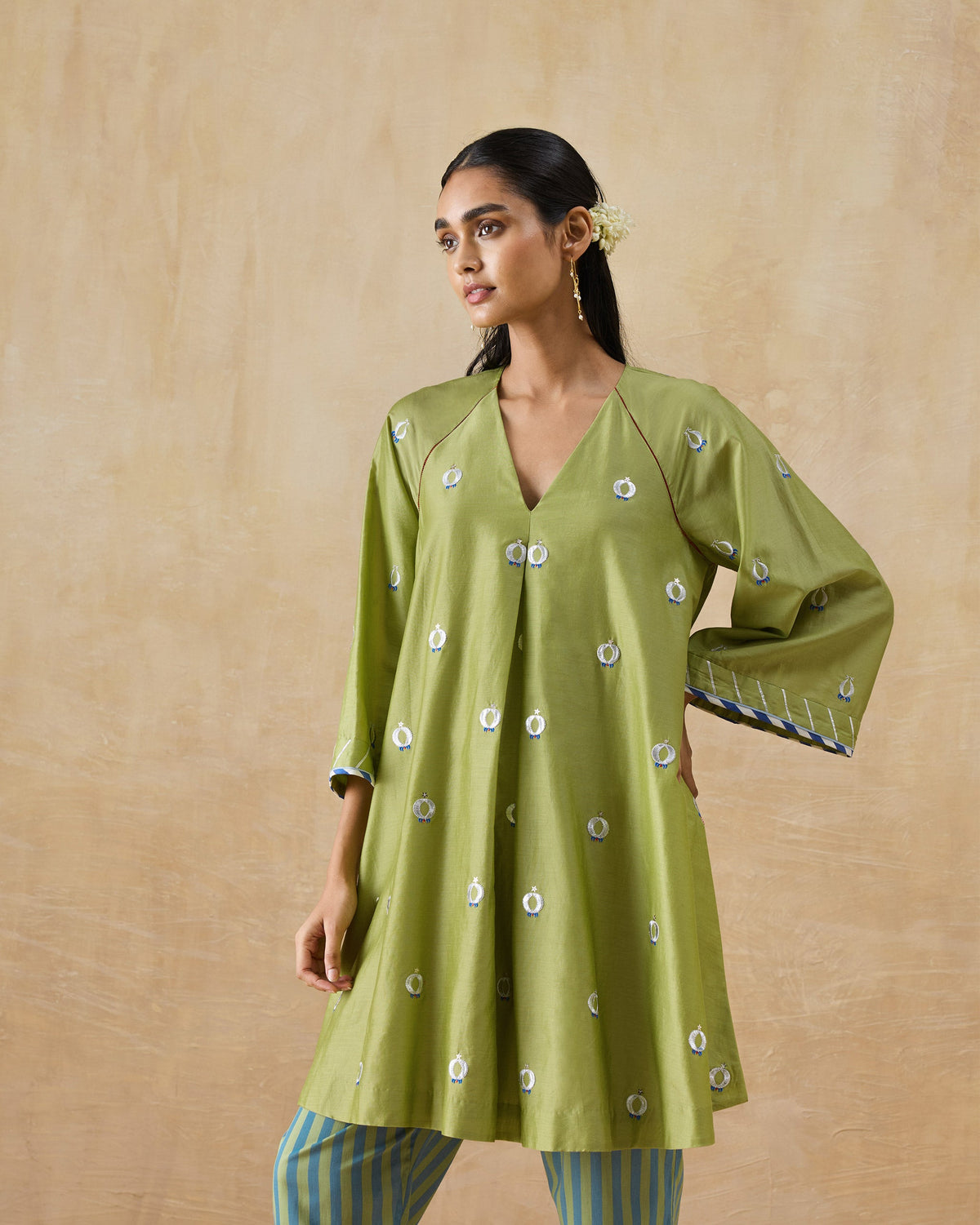 Revelry Kurta - Cotton Silk A-Line Fit