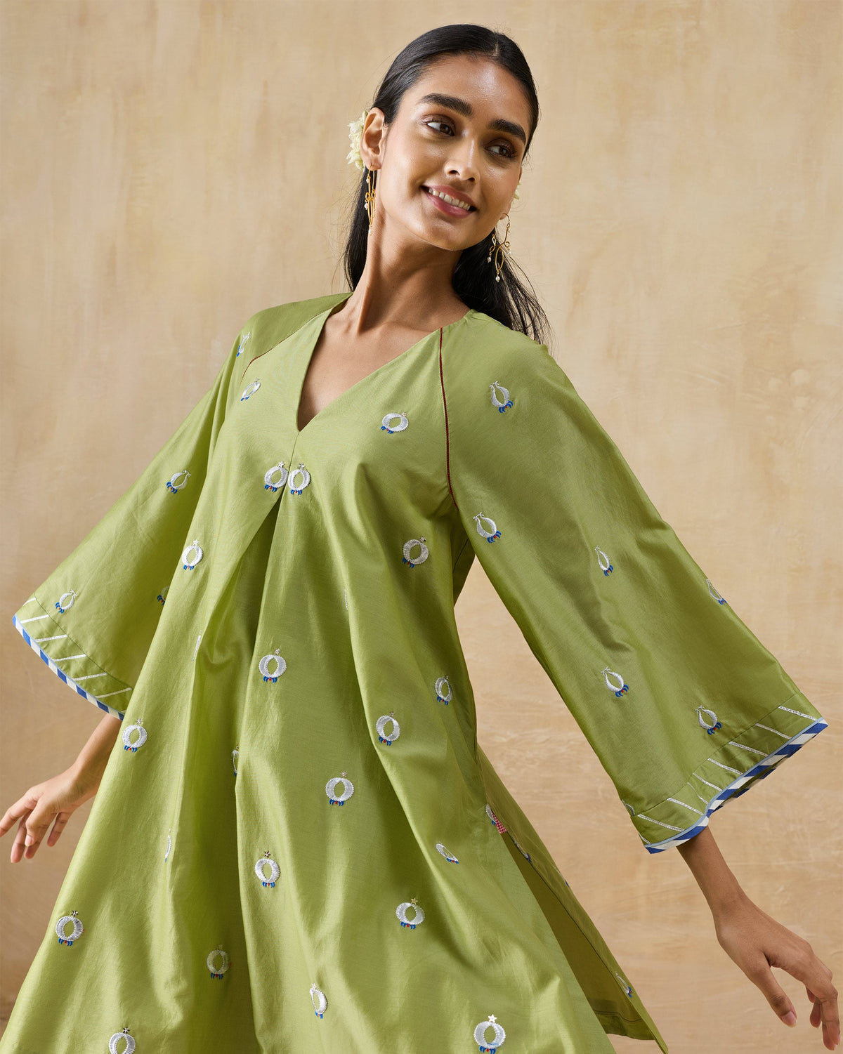 Revelry Kurta - Cotton Silk A-Line Fit