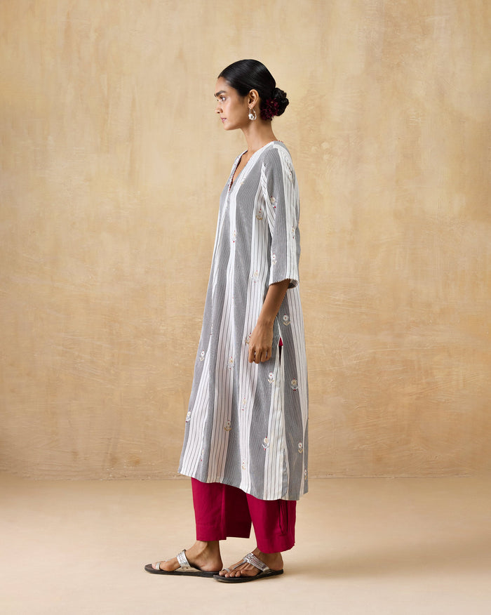 Dash Kurta - Silk Blend Regular Fit