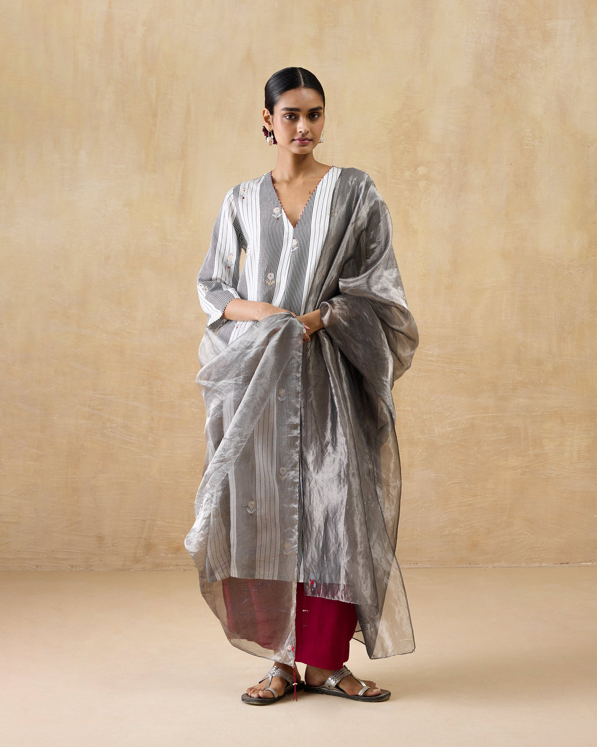 Dash Kurta - Silk Blend Regular Fit