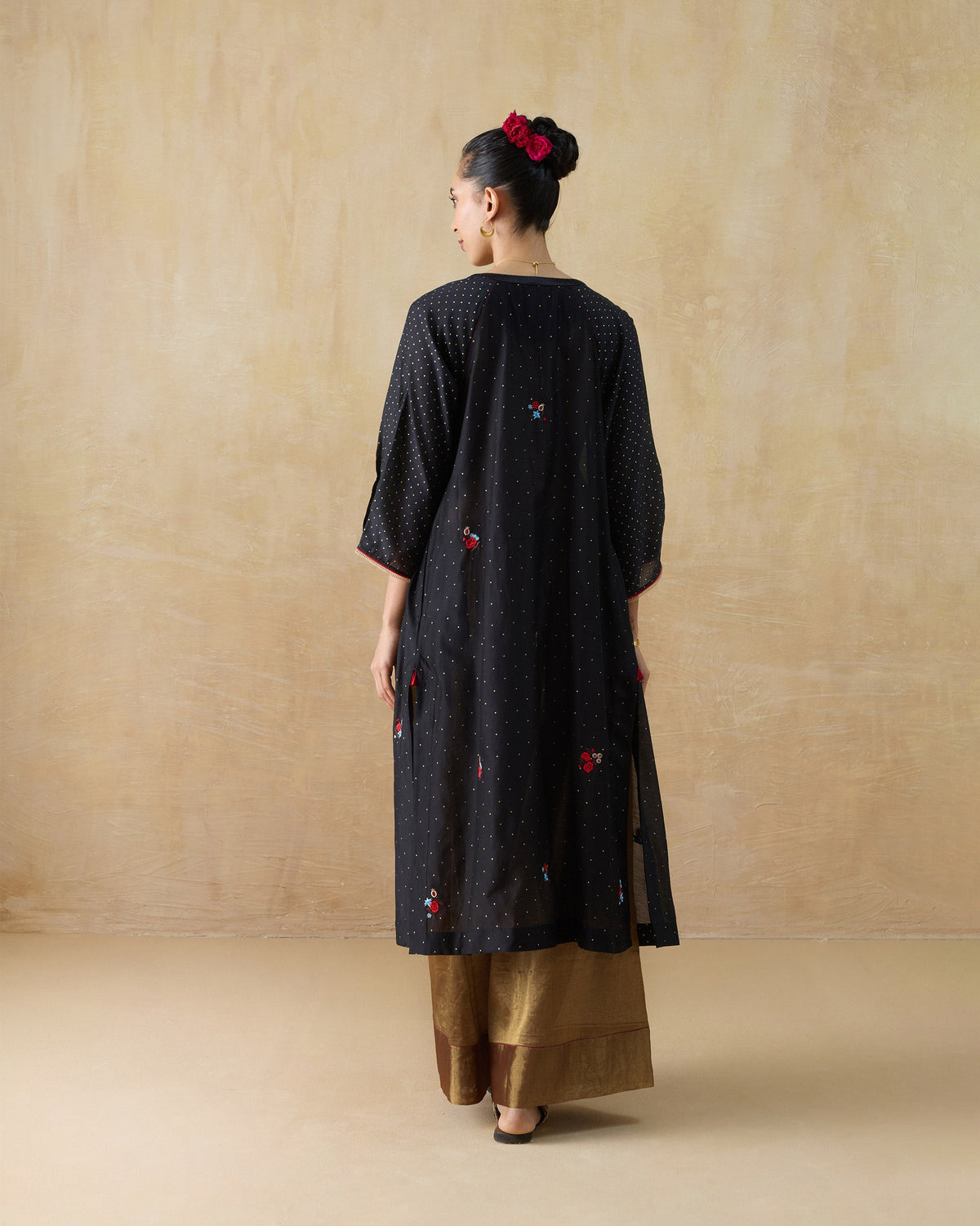 Moonbeam Kurta -
Cotton Silk Regular Fit