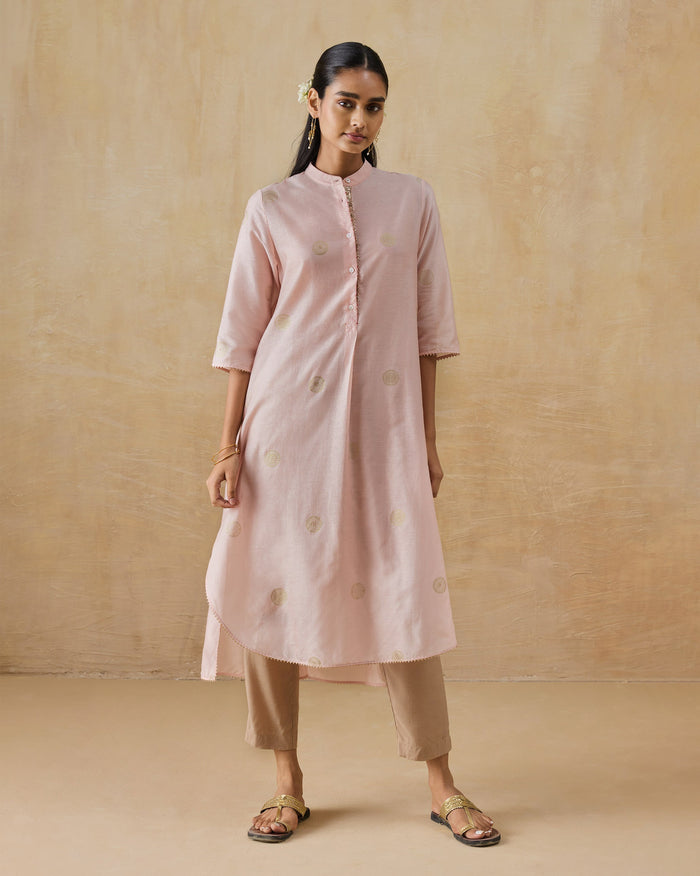 Radiant Kurta - Cotton Silk Regular Fit