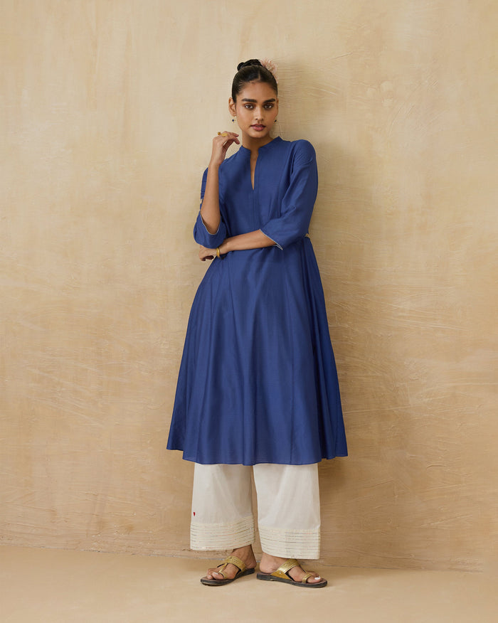 Moonsong Kurta - Cotton Silk A-Line Fit