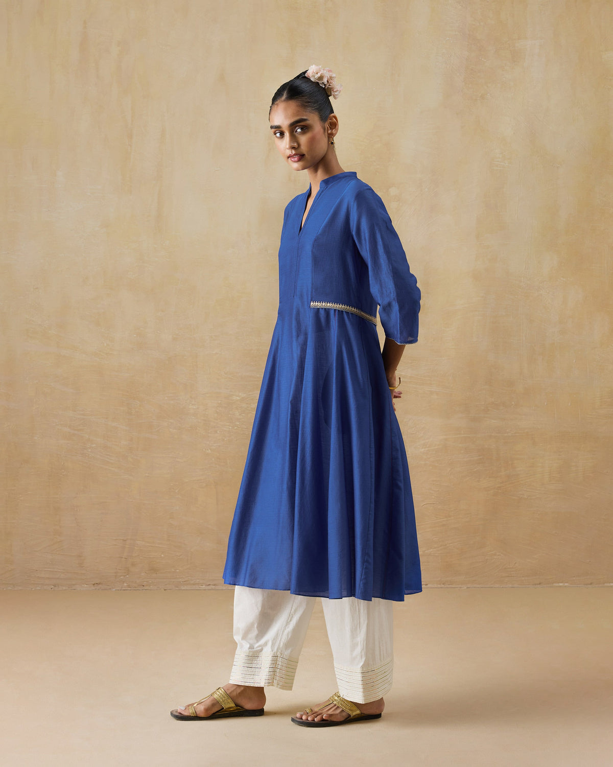 Moonsong Kurta - Cotton Silk A-Line Fit