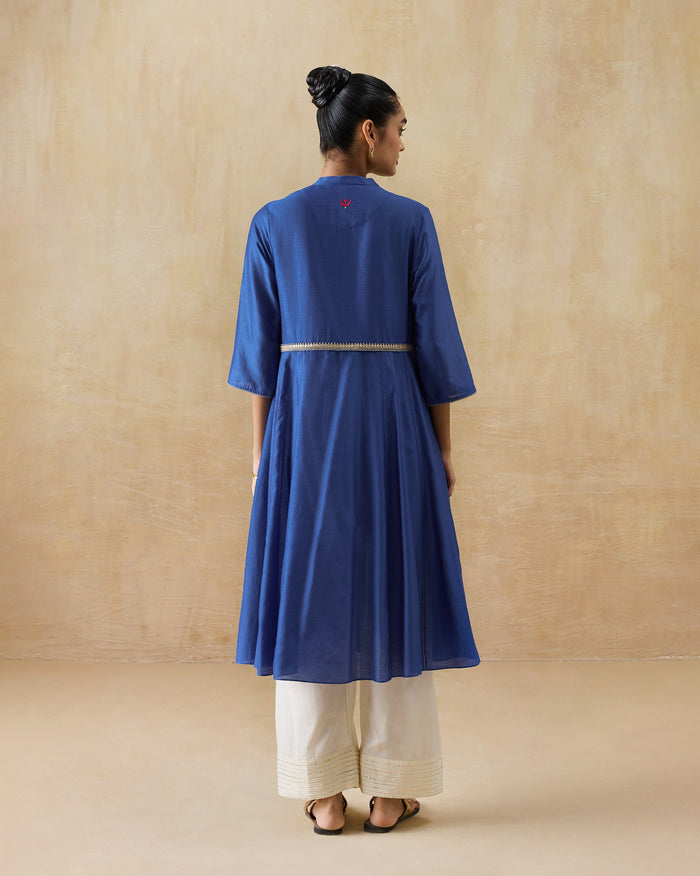 Moonsong Kurta - Cotton Silk A-Line Fit