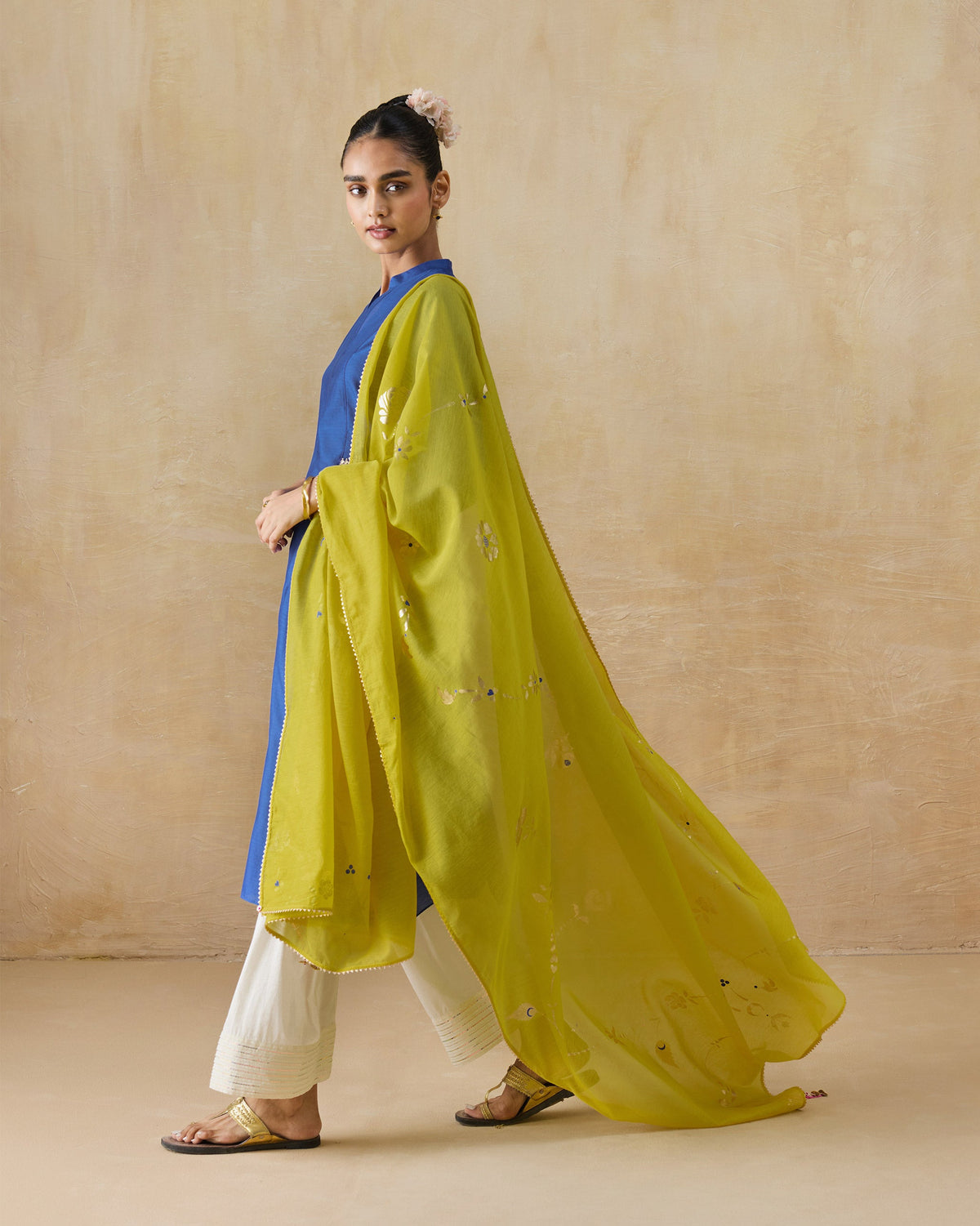Moonsong Kurta - Cotton Silk A-Line Fit
