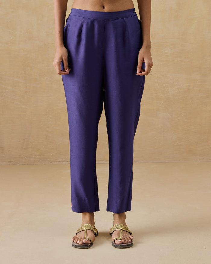 Darjeeling Pants - Silk Blend Narrow Fit