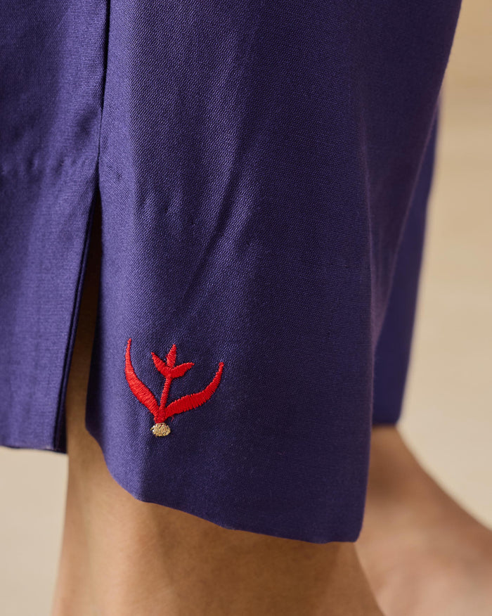 Darjeeling Pants - Silk Blend Narrow Fit