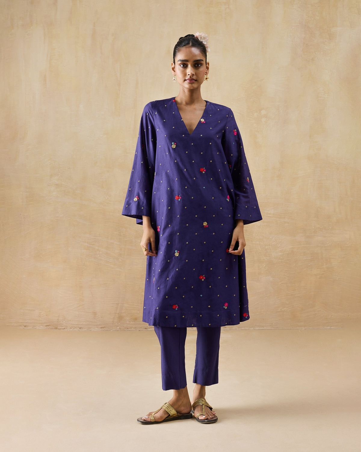 Darjeeling Pants - Silk Blend Narrow Fit