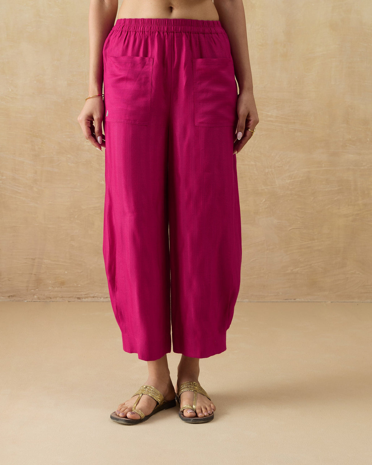 Serene Pants - Silk Blend Relaxed Fit