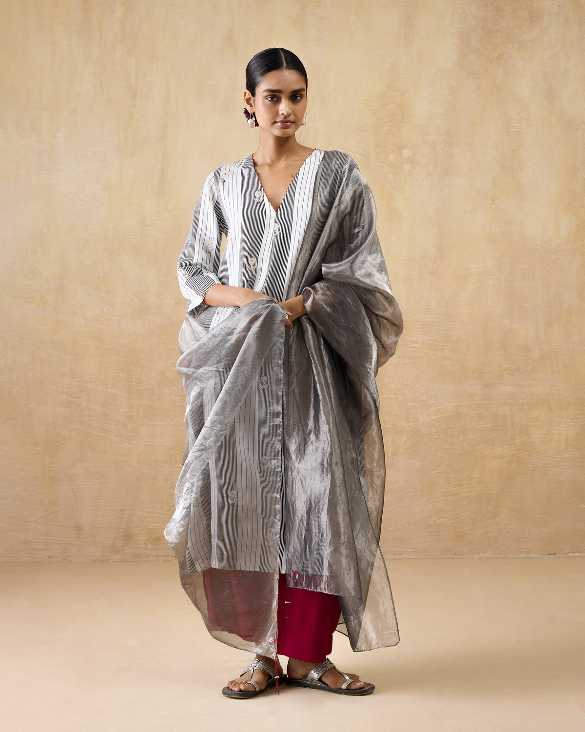 Aluva Dupatta - Cotton Silk