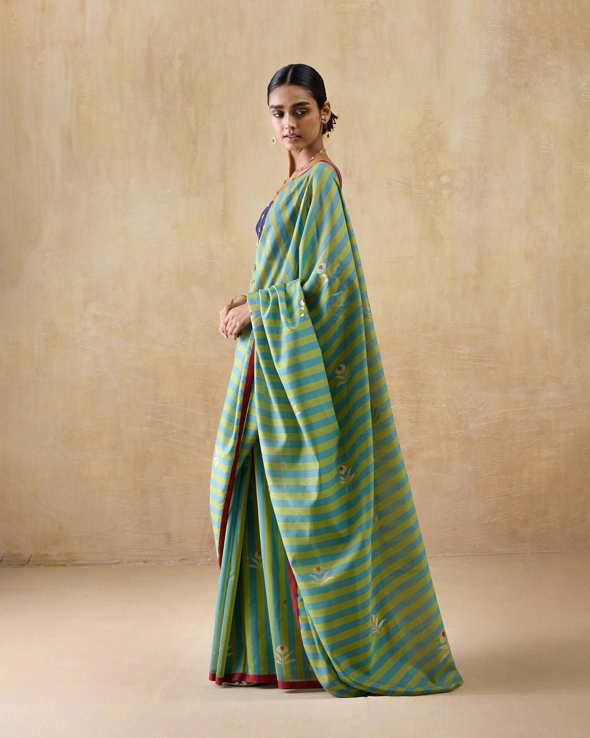 Garden Party Sari - Cotton Silk