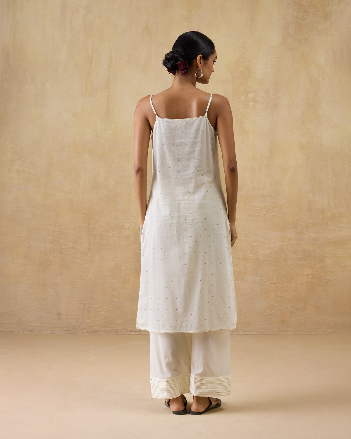 Fiesta Kurta with Slip -Cotton Silk Regular Fit