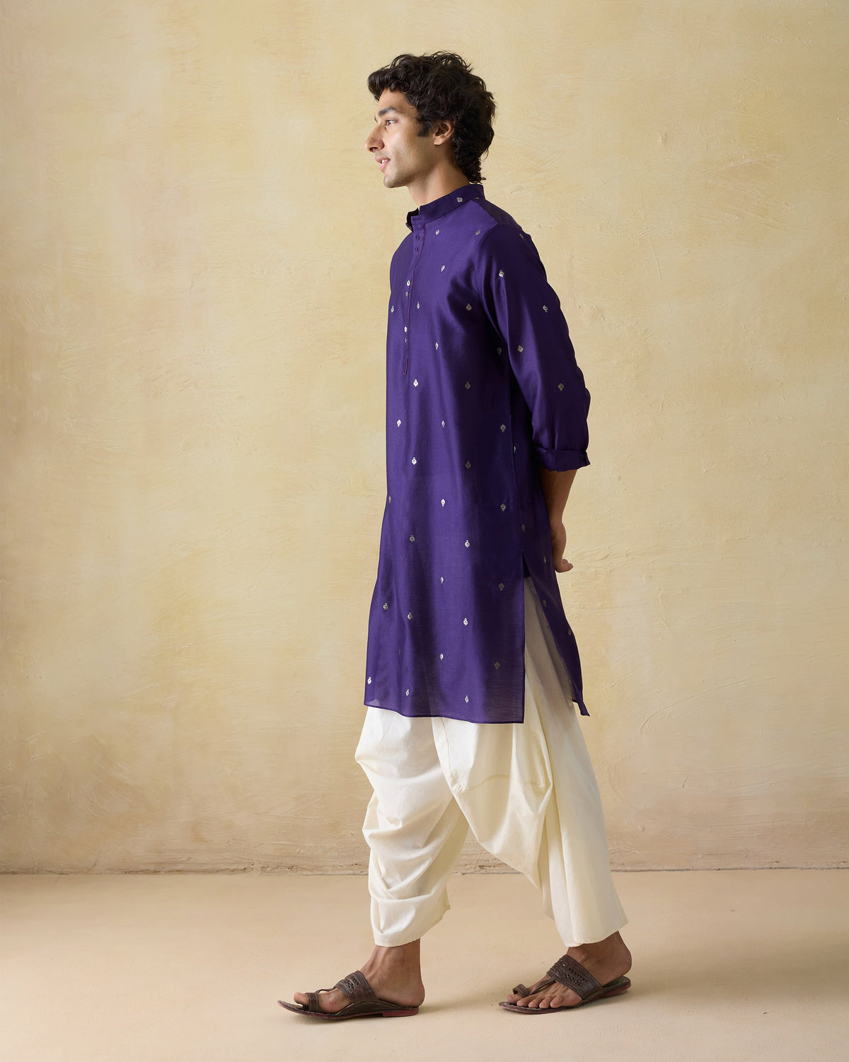 Rey Kurta - Cotton Silk Classic Fit
