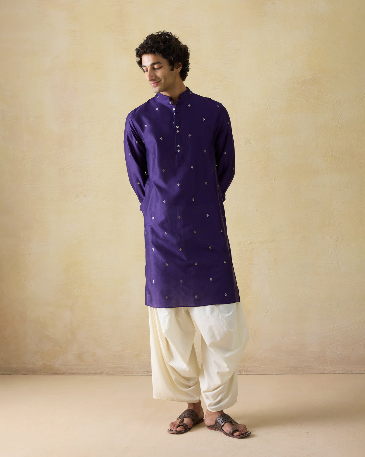Rey Kurta - Cotton Silk Classic Fit