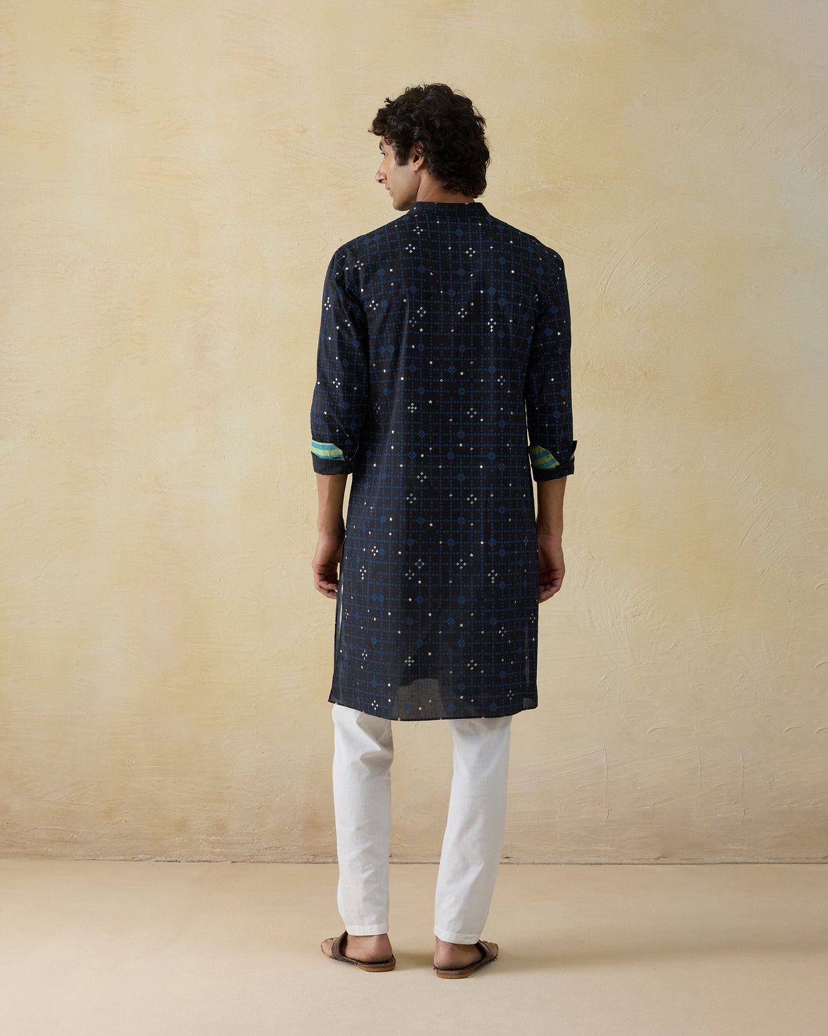 Neckband Kurta - Cotton Voile Classic Fit
