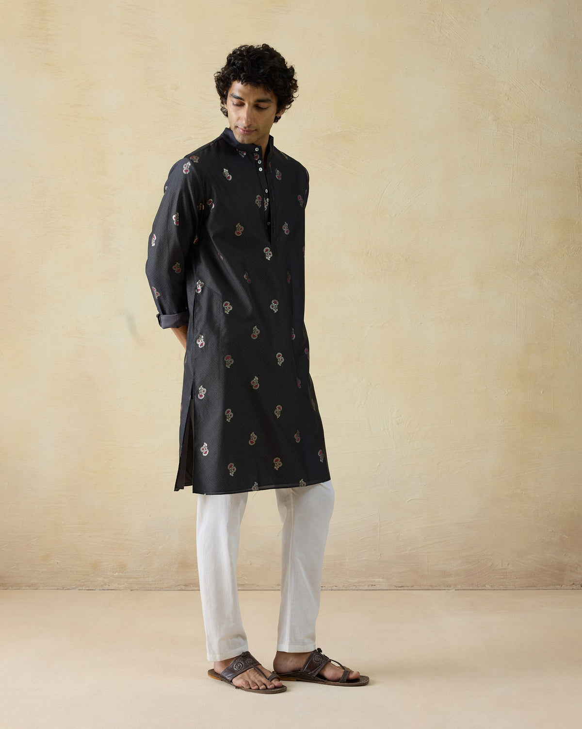 Rey Kurta - Cotton Silk Classic Fit