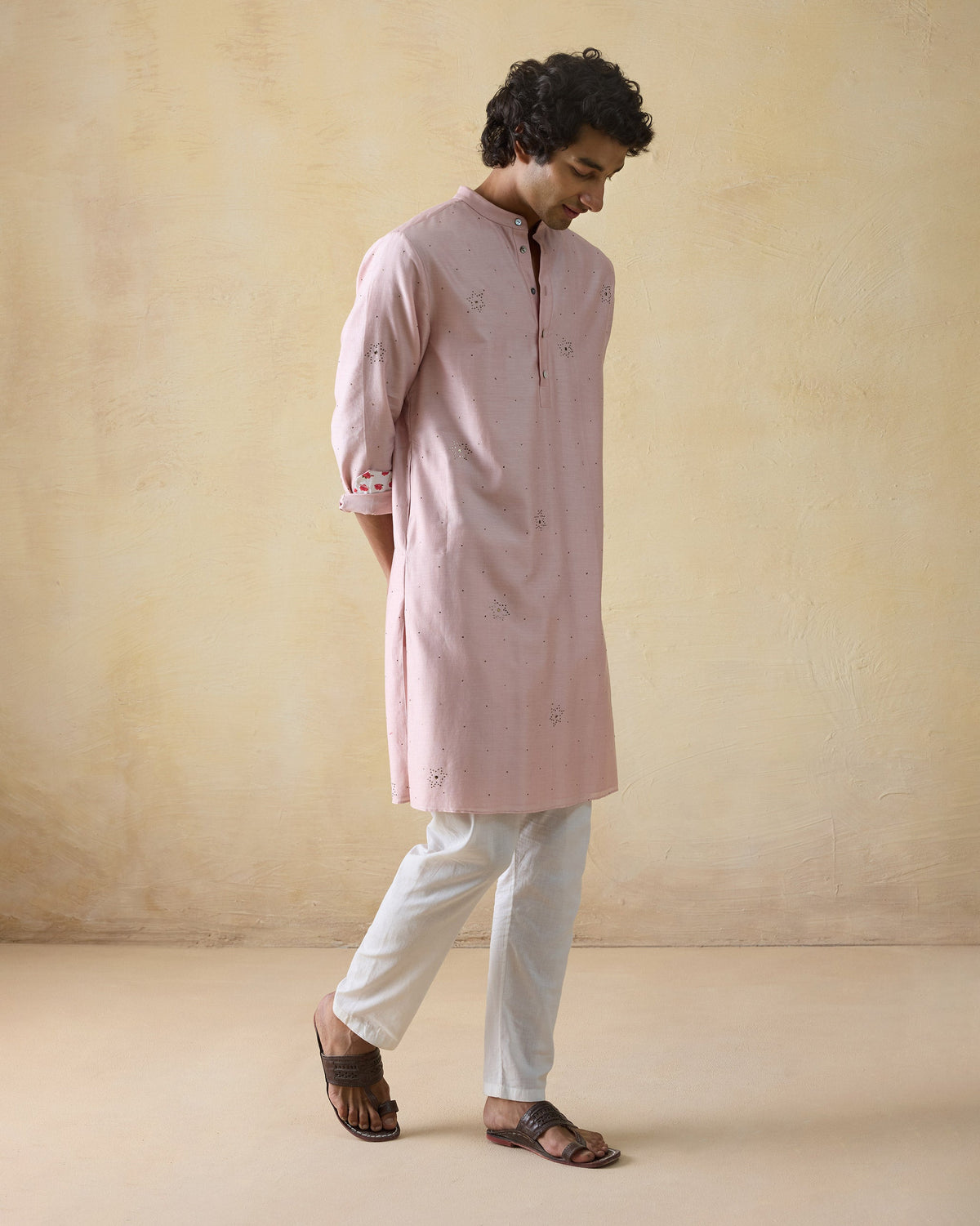 Chandni Chowk Kurta - Viscose Silk Blend Classic Fit