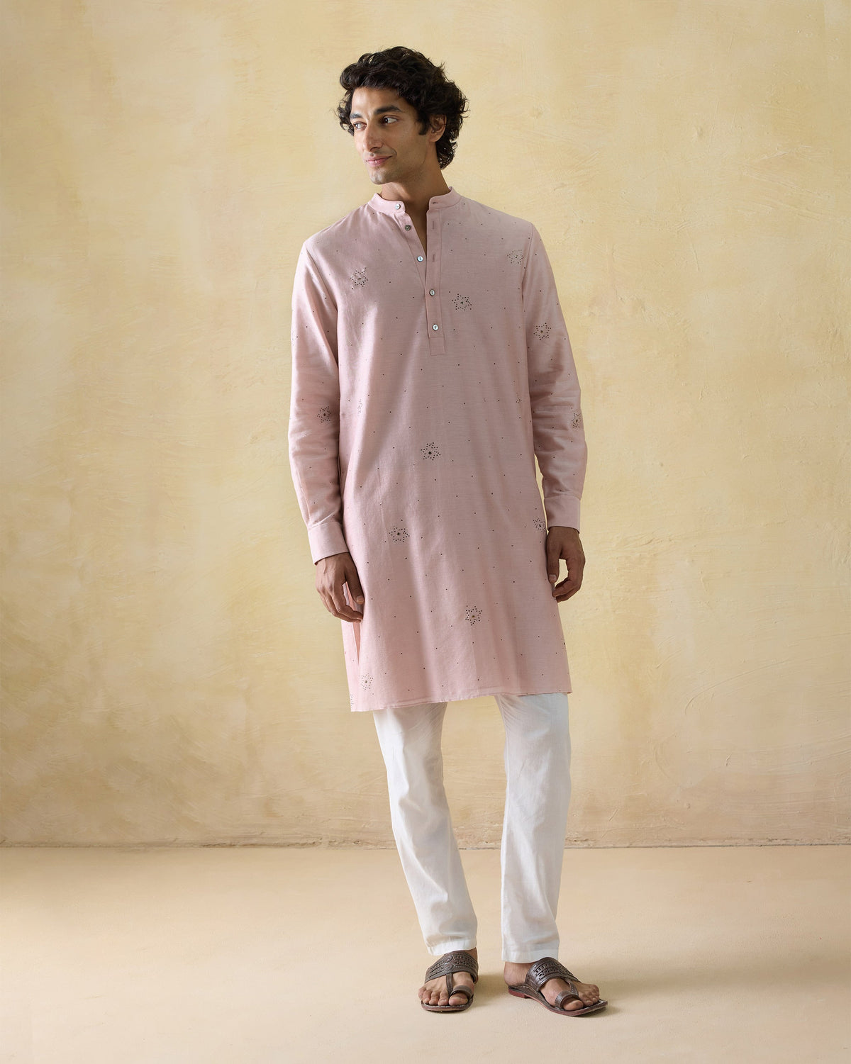 Chandni Chowk Kurta - Viscose Silk Blend Classic Fit