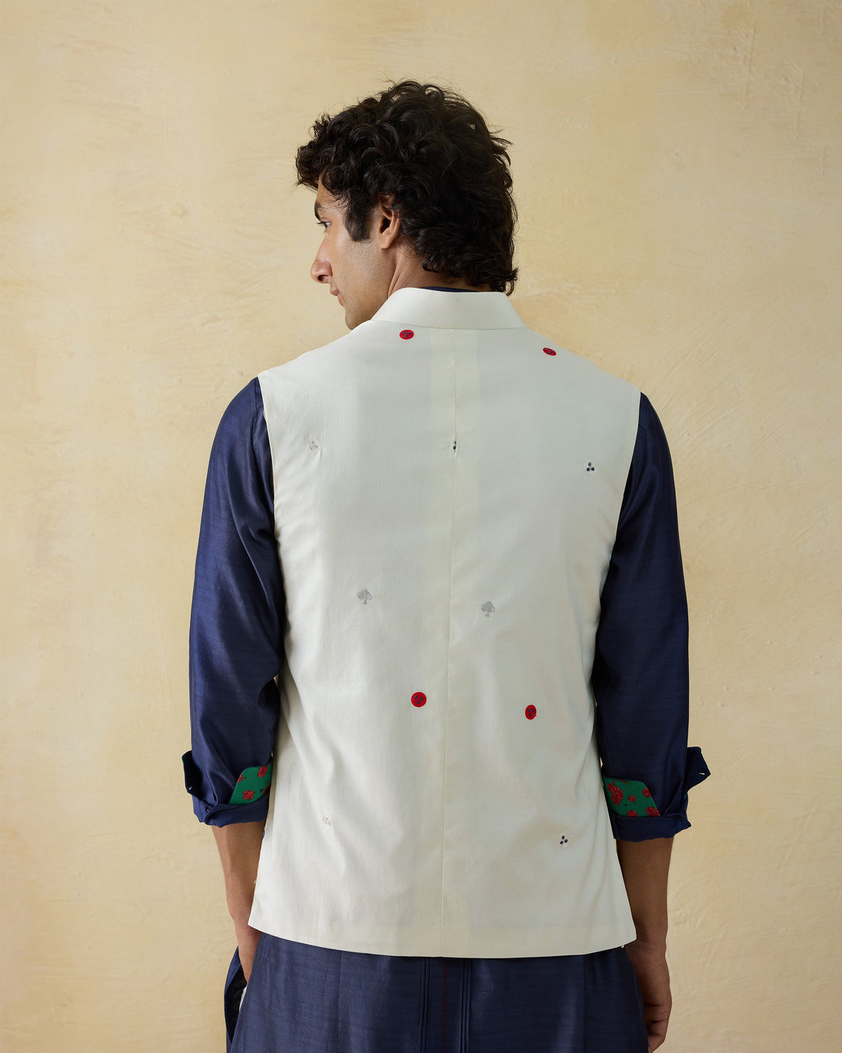 Nehru Jacket - Cotton Blend Classic Fit
