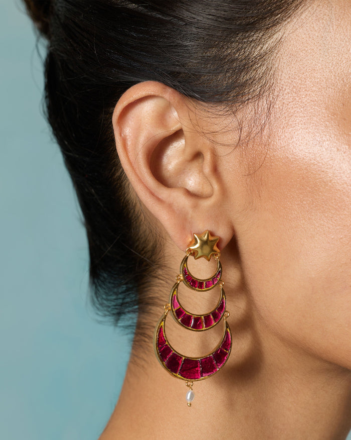 Gul-Chand Earring - Gold