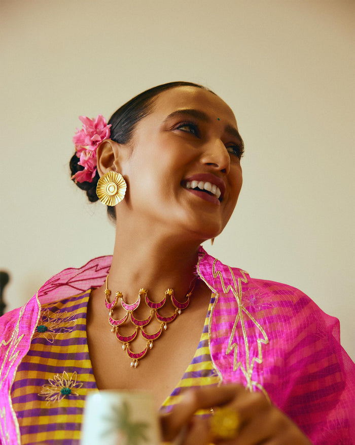 Gul-Chand Necklace - Gold