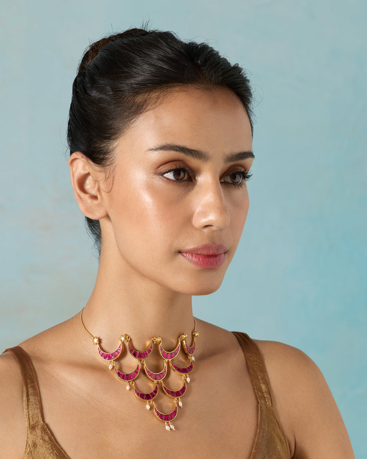 Gul-Chand Necklace - Gold