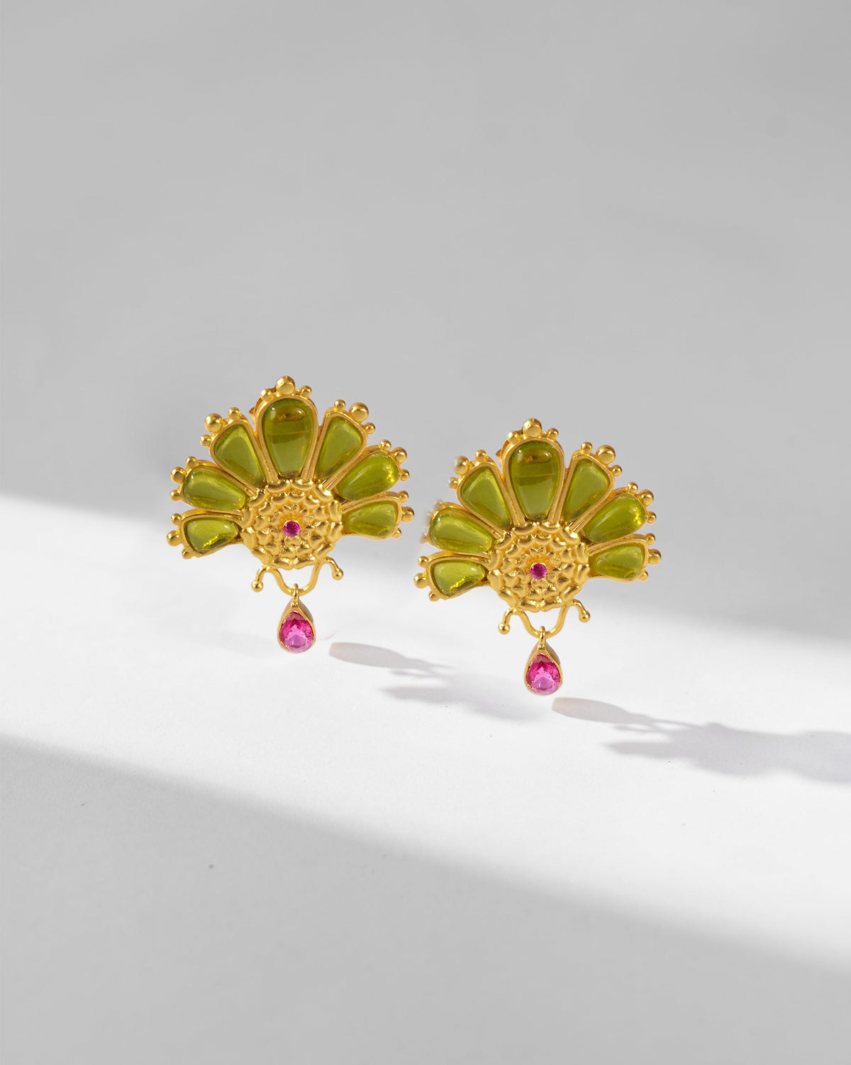 Mari-Palm Earrings - Gold