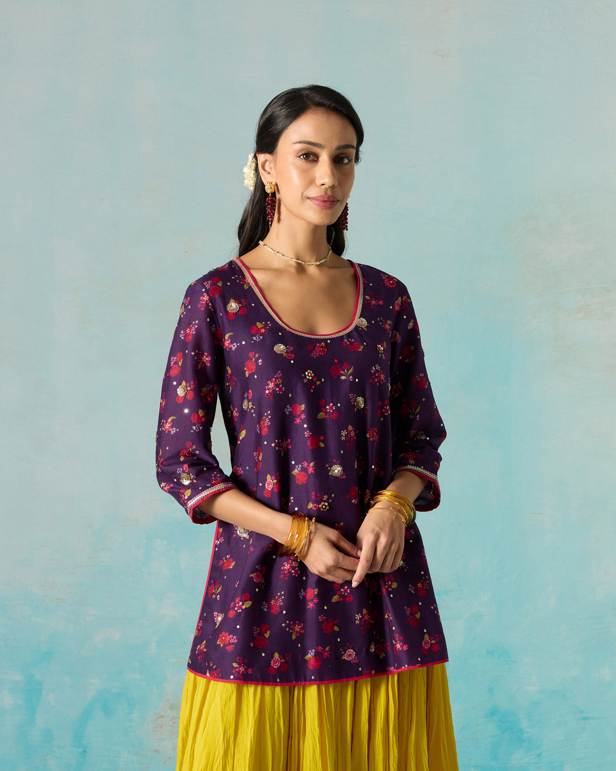 Sehra Kurti - Cotton Silk Printed