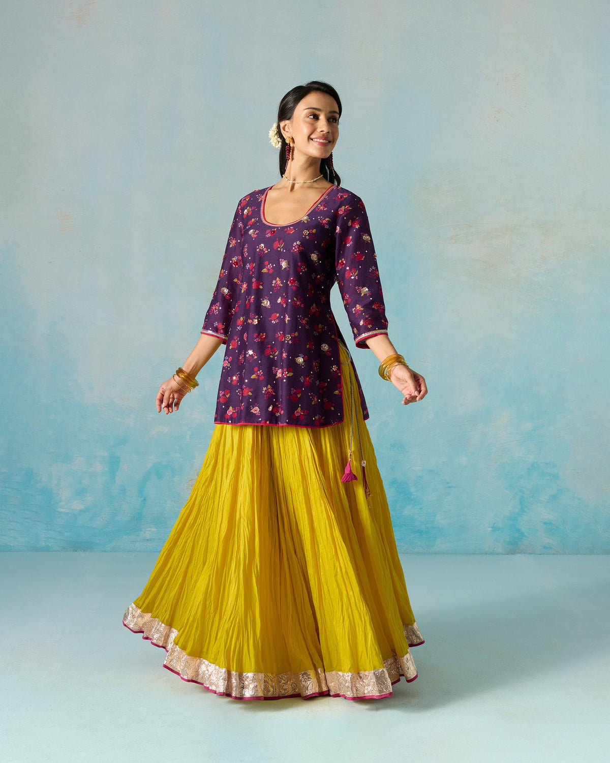 Sehra Kurti - Cotton Silk Printed
