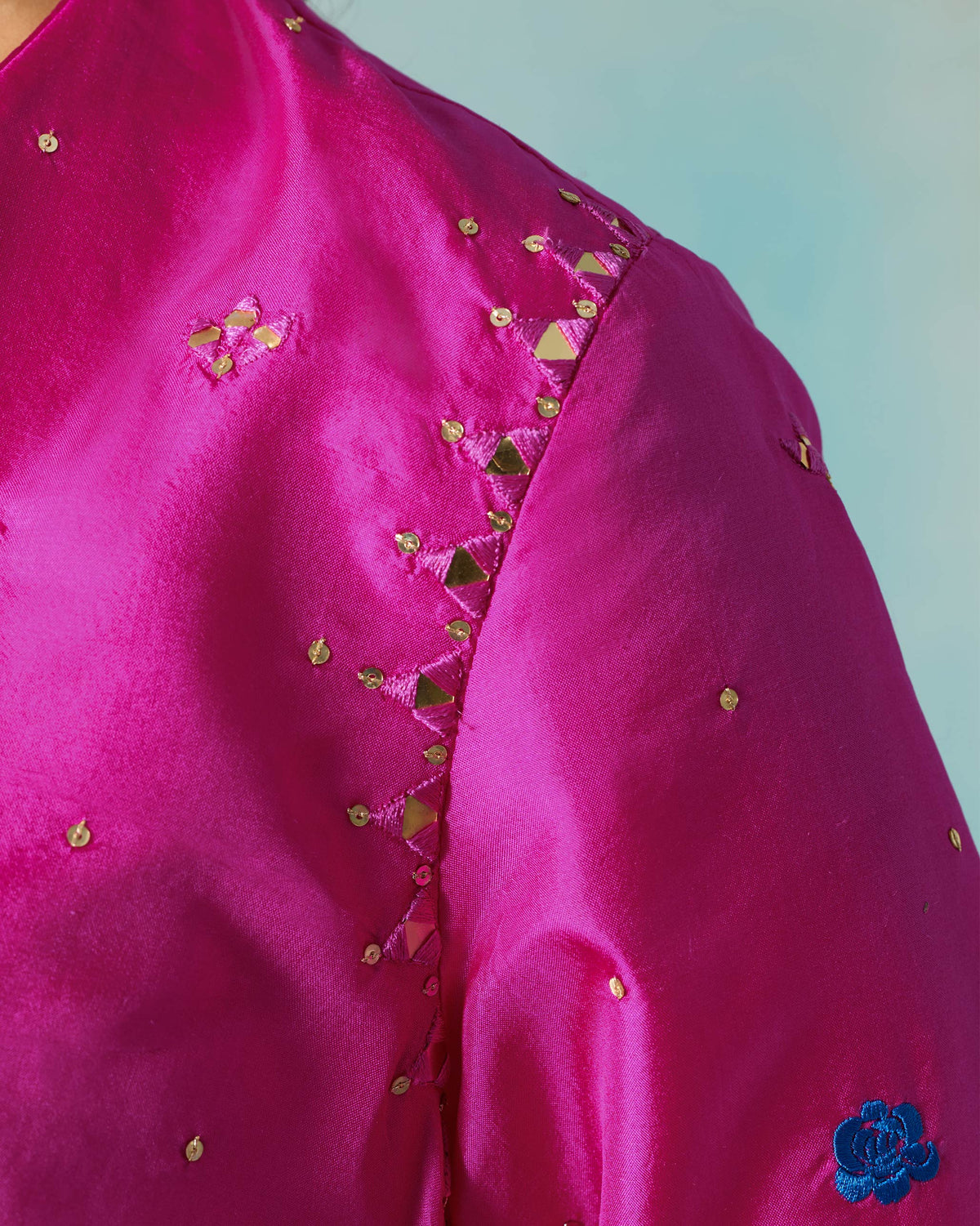 Milni Kurta - Embroidered Silk