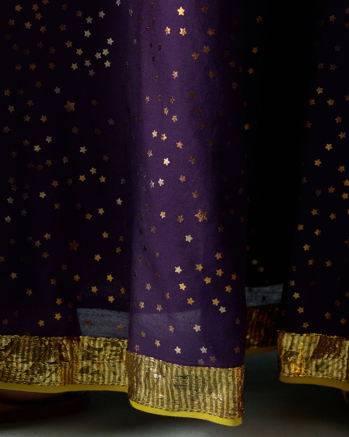 Sagan Sharara - Foil Printed Cotton Silk