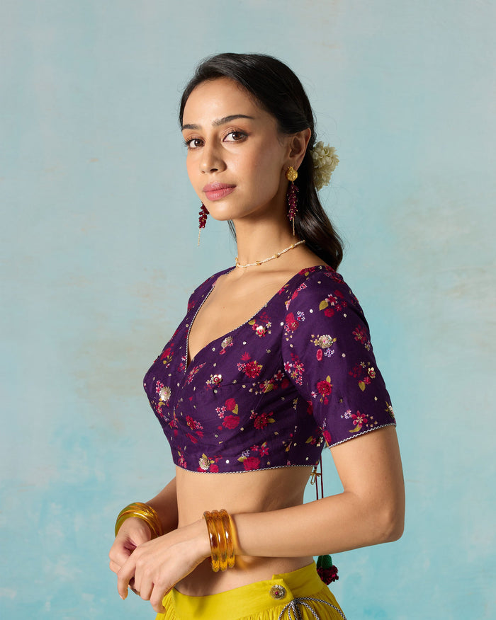 Dori Blouse - Cotton Silk Fitted