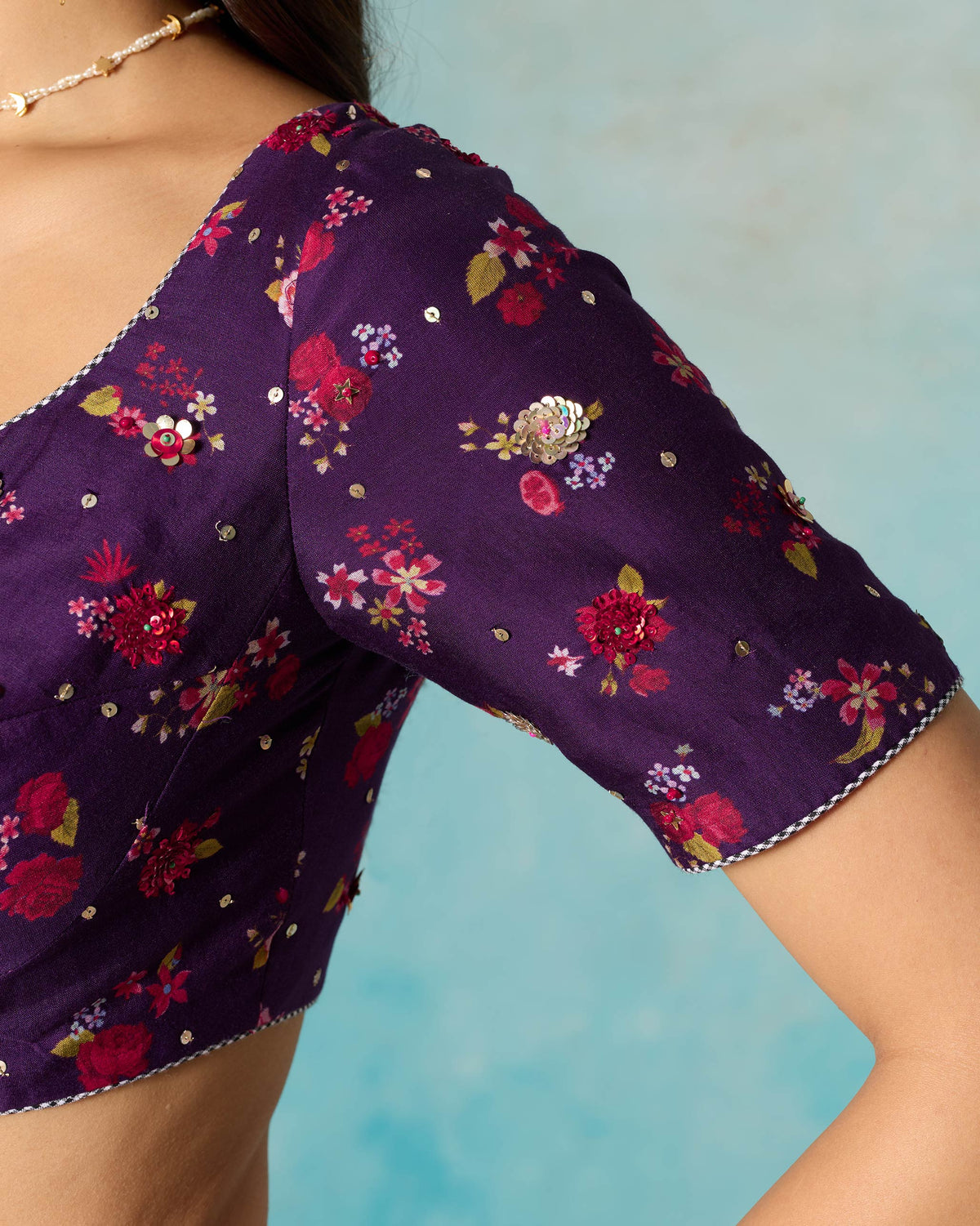 Dori Blouse - Cotton Silk Fitted