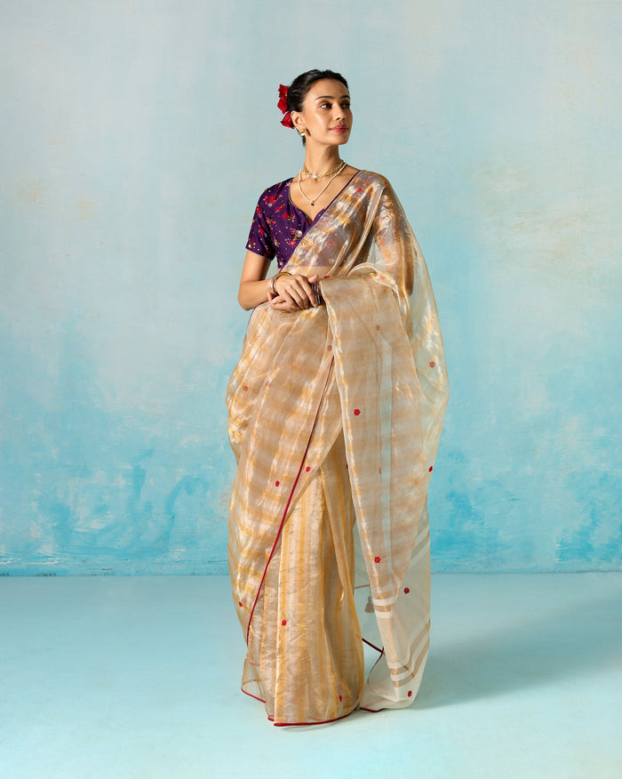 Vida Sari - Embroidered Tissue