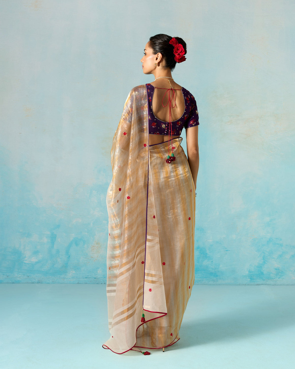 Vida Sari - Embroidered Tissue
