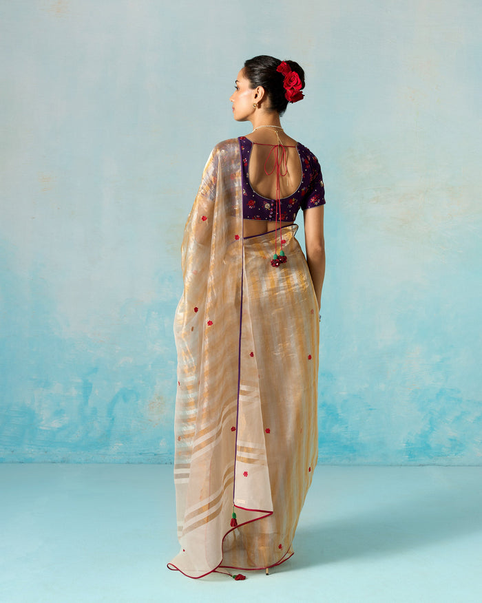 Vida Sari - Embroidered Tissue