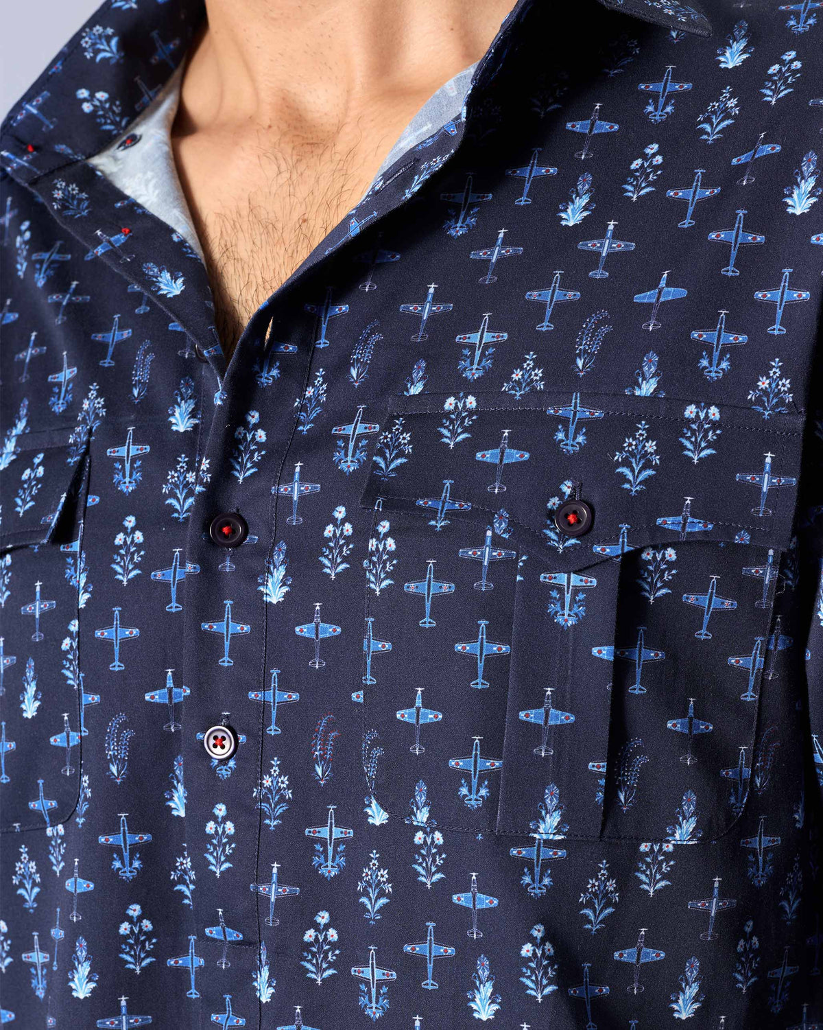 Hawai Sa Kurta - Dark Blue
