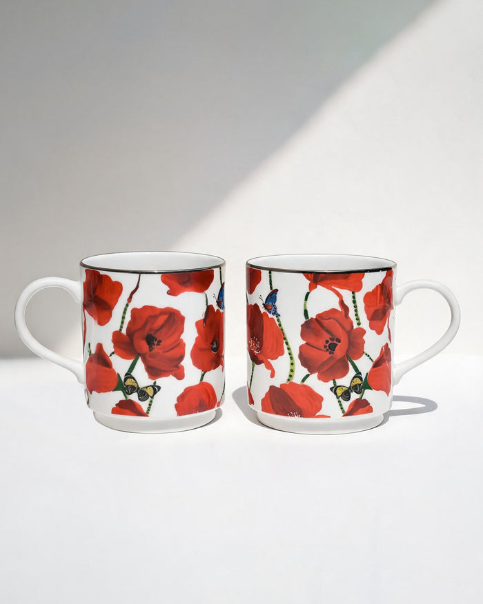 Poppy Mug - Set of 2