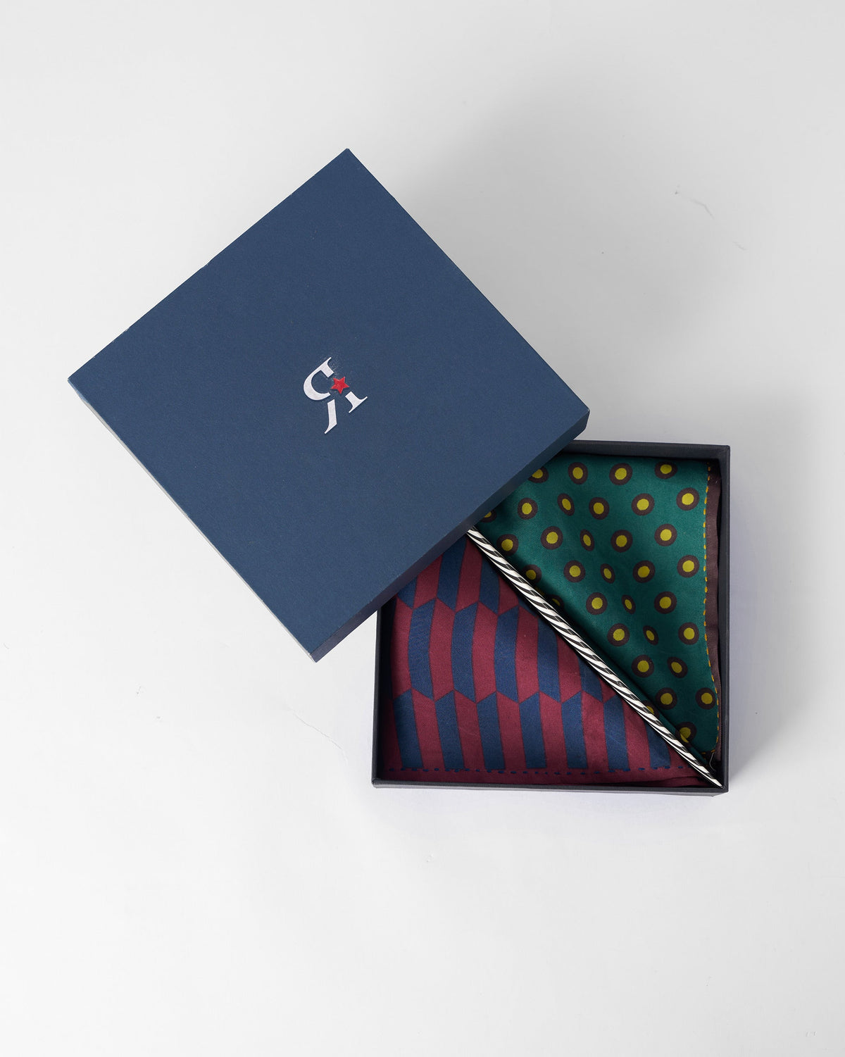 Drongo Pocket Squares - Pure Silk