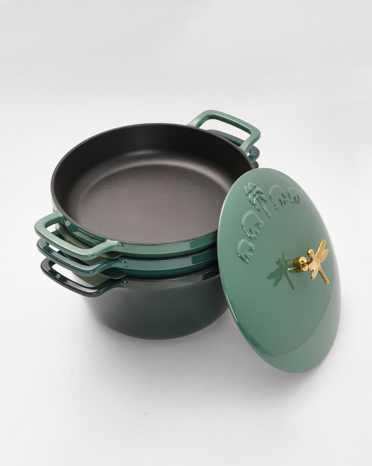Ceylon Forest Stack Cookware - Set of 3