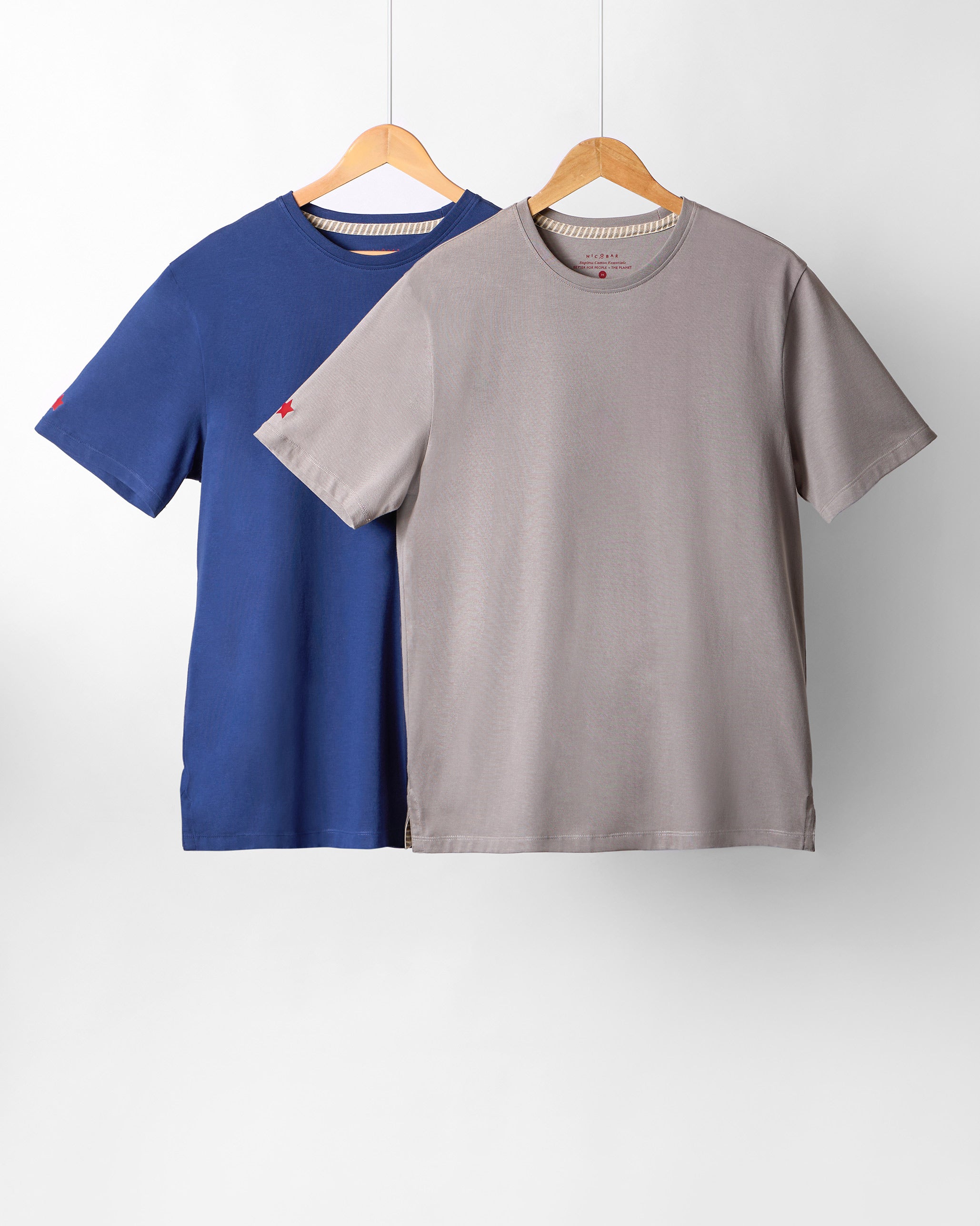 Everyday Essentials T-Shirt Set (Navy & Grey)