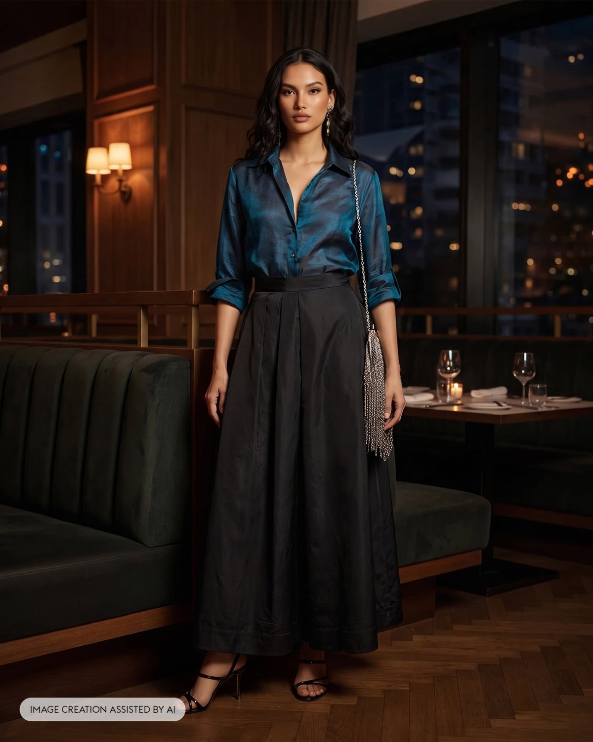 Swing Shirt - Tissue Jacquard Organza
